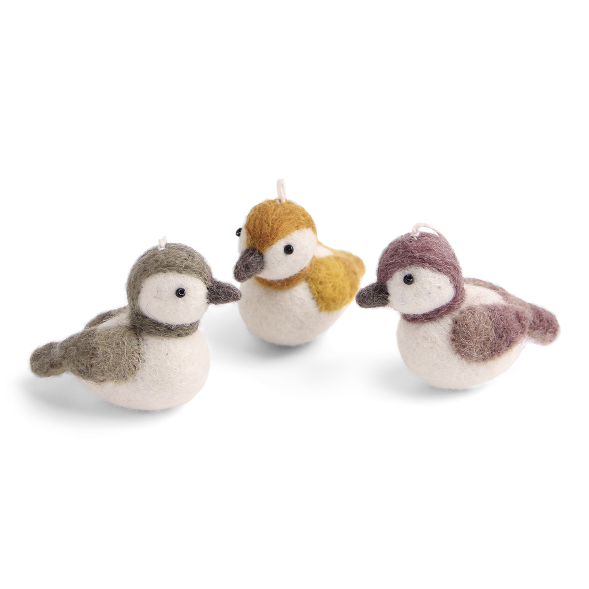 Easter Birds - Colourful Sparrows (Set of 3) - Hanging Decorations